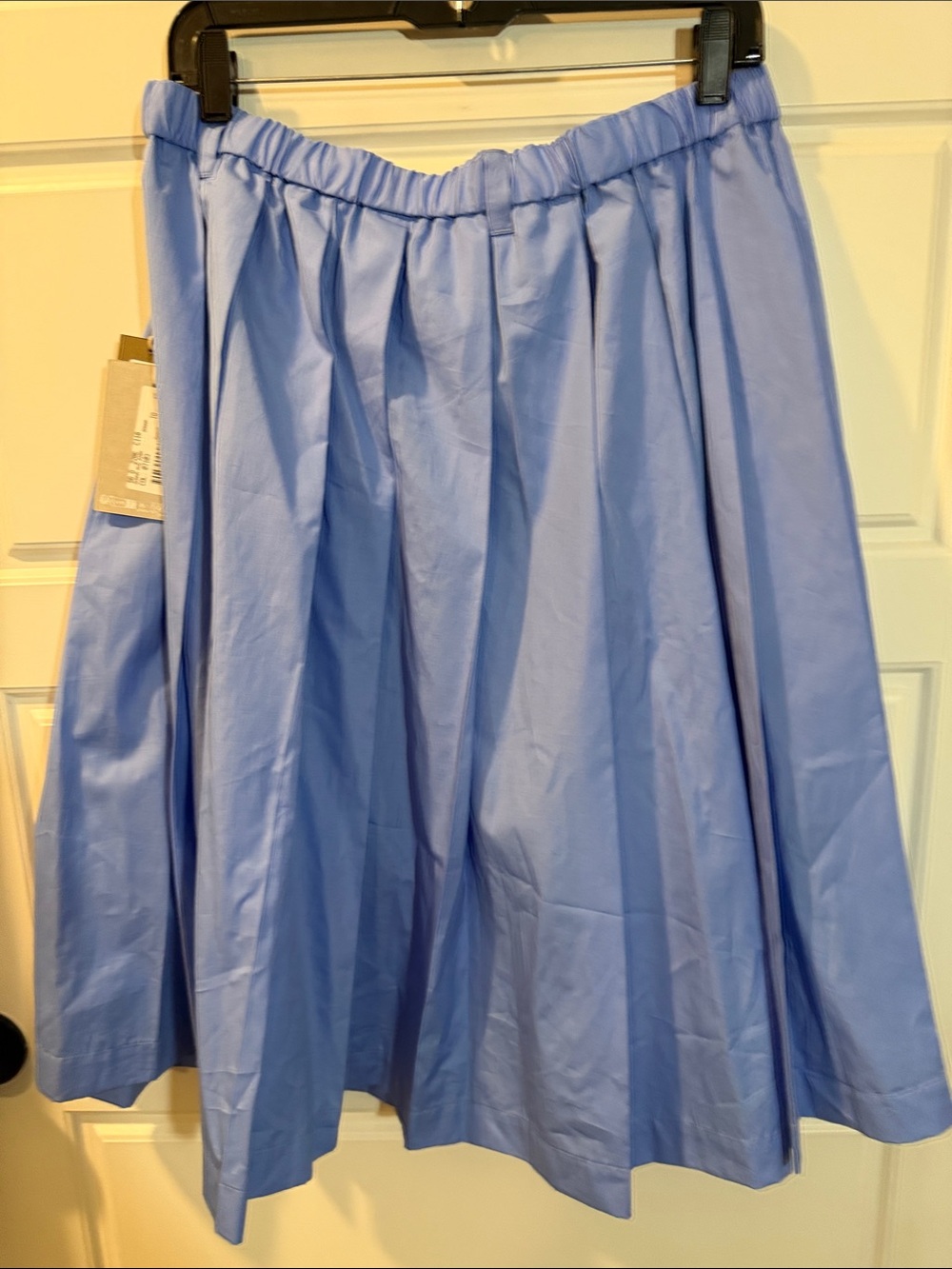 Aspesi Pleated Midi Skirt Sky Blue XL NWT - Picture 14 of 14